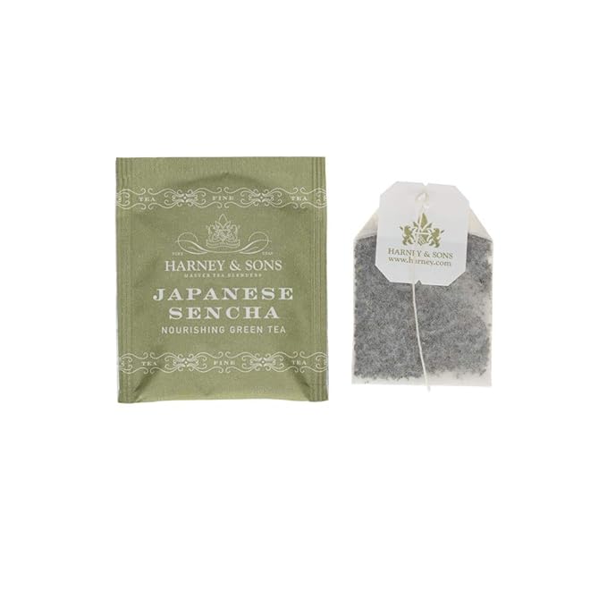 Harney & Sons Japanese Sencha Green Tea, 50 Tea Bags - Bloomnest