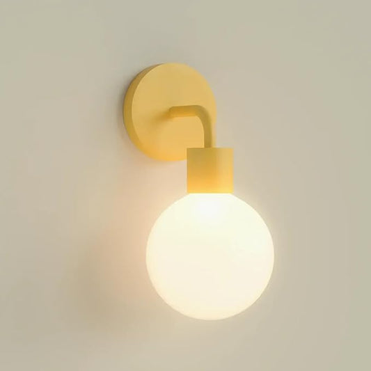 Wireless Wall Sconce (Shark Tank) Rechargeable & Dimmable LED Light w/App Control & Damage-Free Install, Moveable Modern Ambient Lighting for Elegant Home & Bedroom Decor | Marigold - Bloomnest