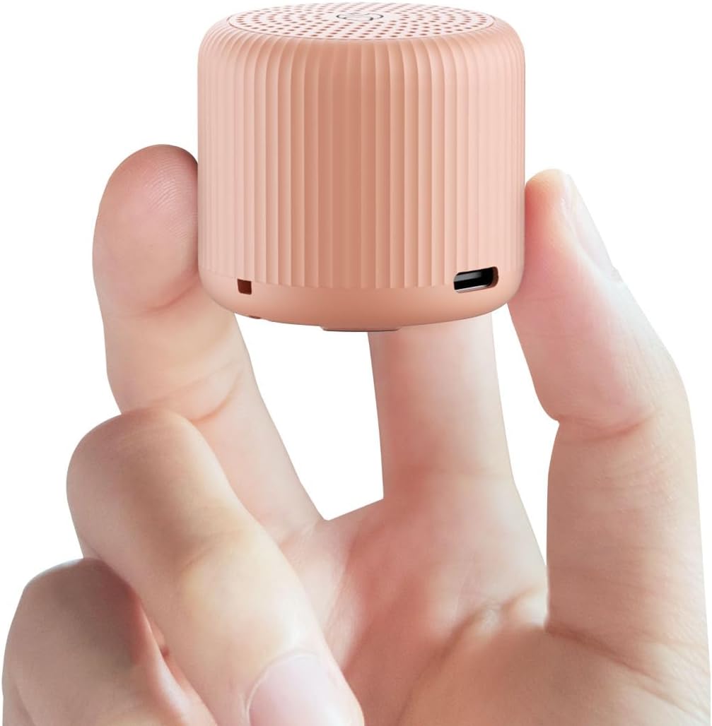 White Noise Machine Baby Portable Sound Machine,LEICEX Travel Sound Machine,15 Non-Looping Sound Timer and Memory Play, Mini White Noise Machine for Sleeping Office Travel （Peach）