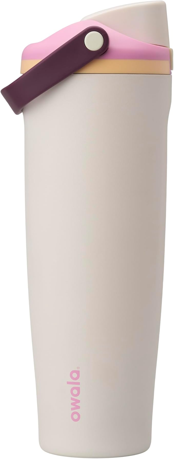 Owala FreeSip Sway Insulated Stainless Steel Water Bottle with Two-Way Spout, Built-In Straw and Bucket Handle, Made for Travel, School, and Sports, 40oz, BPA Free, Leak Proof, Daybreak Owala