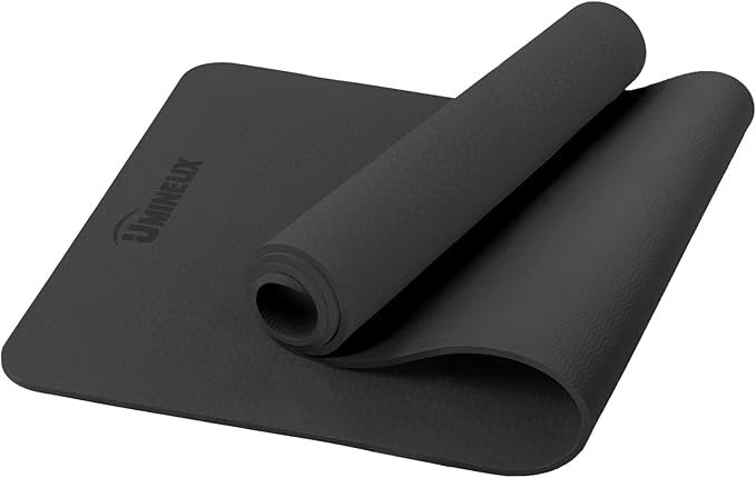 UMINEUX Yoga Mat Extra Thick 1/3'' & 2/5" Non Slip Yoga Mats for Women Eco Friendly TPE Fitness Exercise Mat with Carrying Sling & Storage Bag - Bloomnest