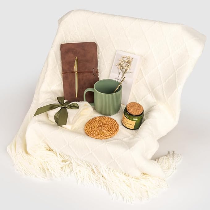 Anforsun Birthday Gifts for Women Self Care Gifts Get Well Soon Gifts, Care Package Gifts Basket for Women Mom Her Best Friends Sister Wife Girlfriend, Coworker - Bloomnest