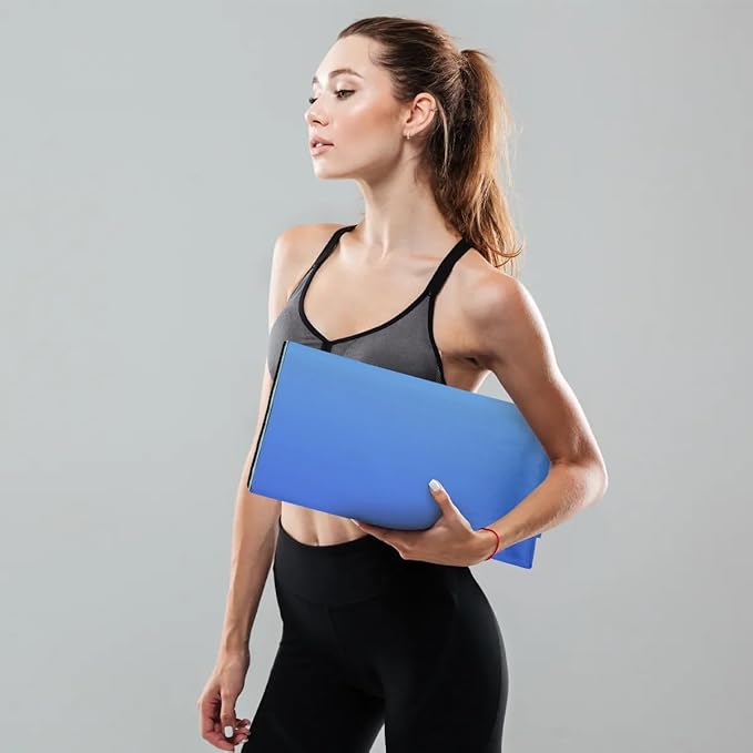 Custom Name Yoga Mat,Personalized Travel Yoga Exercise Mat,Non Slip,Perfect for Kids & Adults,Gradient Color E Series - Bloomnest