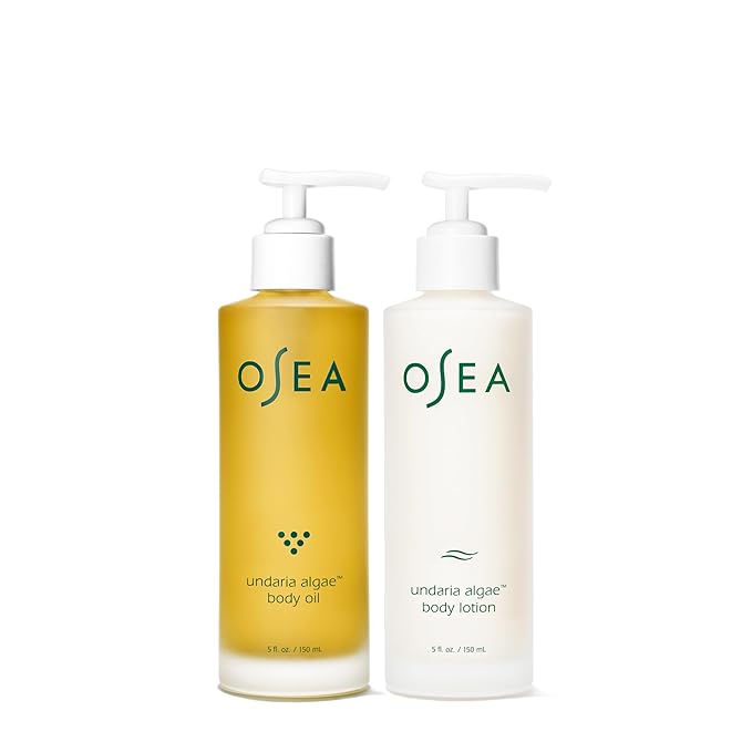 OSEA Undaria Body Bestsellers Full Size Set – Includes Undaria Algae™ Body Oil 5oz & Undaria Algae™ Body Lotion 5oz – Hydrating & Firming Body Care – Perfect Holiday Gift Set - Bloomnest