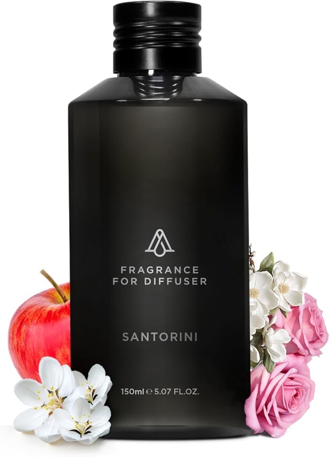 AromaPlan Hotel, Home Luxury Scents, Santorini 5.07 Fl Oz (150ml) | Fragrance for Cold Air & Waterless Diffuser Oil | Home Luxury & Hotel Scent for Aromatherapy-USA Made,Bigger Bottle & Longer Lasting - Bloomnest