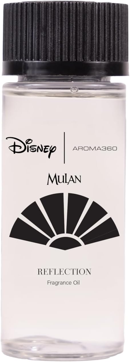 Aroma360 | Disney Reflection Fragrance Oil Blend | Disney Princess Mulan | Luxury Essential Diffuser Oil | Aromatherapy Scent Diffuser Oil | Bergamot, Nutmeg and Jasmine 1.7 fl oz 50mL - Bloomnest