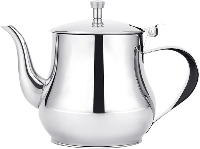 SANQIAHOME 360ml(13Oz) Stainless Steel Small teapot - Bloomnest