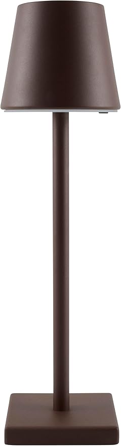 Mark&Day Table Lamps, Tove Traditional Brown Bedside Table Lamp for Nightstand Bedroom, Living Room or Office (15" H x 4" W x 4" D) - Bloomnest