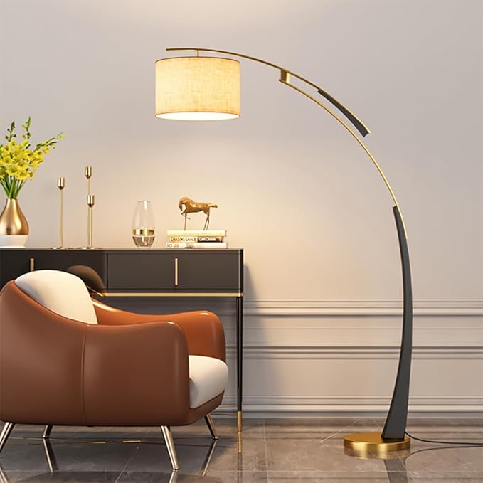 Nordic Fishing Floor Lamp Modern Family Living Room Beside The Sofa Creative LED Decorative Standing Light (Y) - Bloomnest