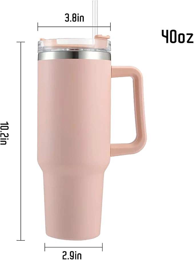 Personalized 40oz Graduation Coffee Travel Tumbler Cup, Class of 2024, Senior 2024, Custom Tumbler with Name & Text for High School College - Bloomnest