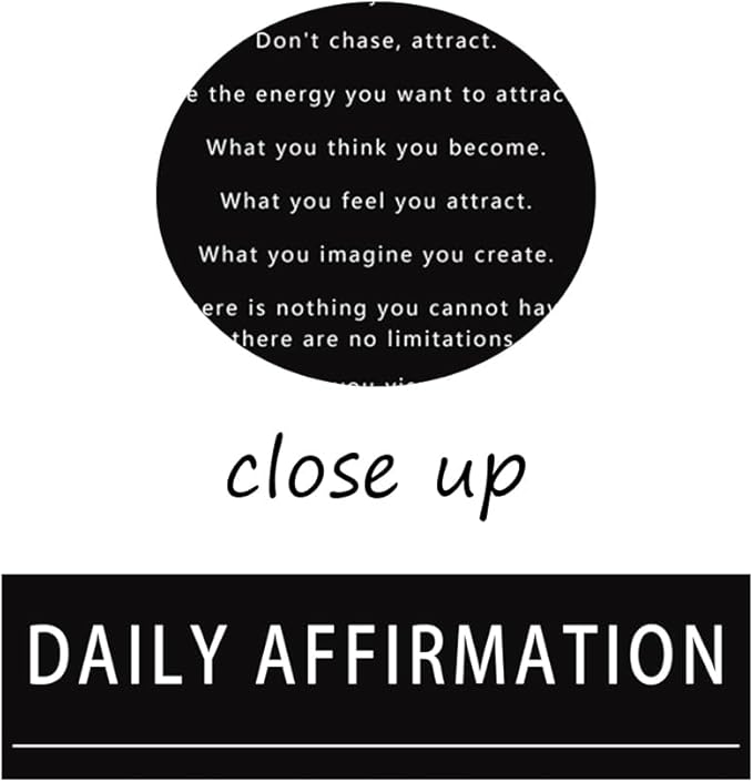 Daily Affirmation Office Decor Motivational Canvas Wall Art Inspirational Entrepreneur Quotes Poster Print Artwork Painting Wall Picture Home Living Room Gym Framed Ready to Hang[18''W x 24''H] - Bloomnest