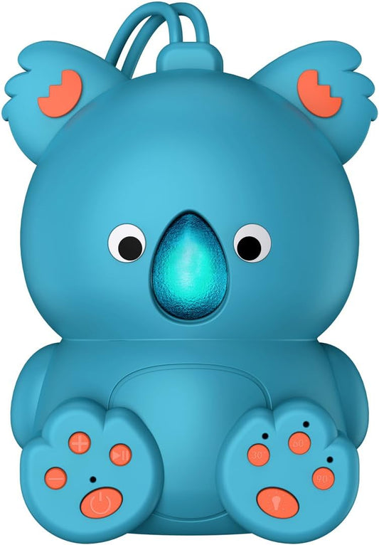 Baby White Noise Machine with Bluetooth Speaker & Timer | Portable Infant Sleep Aid, Sleeping Music Soothing Sounds for Nursery, Travel, Crib & On-The-Go