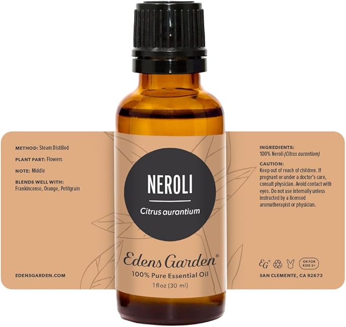 Edens Garden Neroli Essential Oil- 100% Pure Premium Grade, Undiluted, Natural, Therapeutic, Aromatherapy, The Best for Diffuser, Skin, Face, Kid Safe 30 ml (1 fl oz) EdensGarden