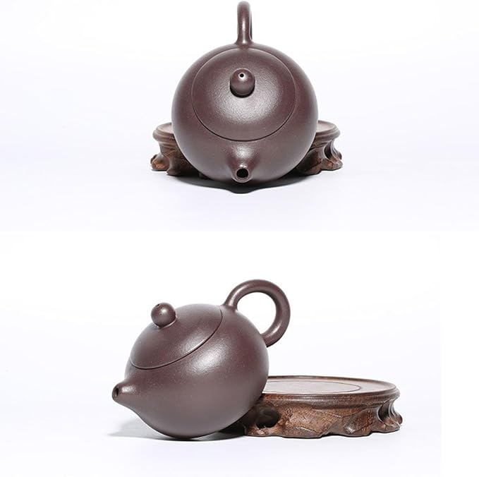 Xishi Teapot 6oz Chinese Yixing Zisha Clay Pot Ceramics Purple Sand Mud Kungfu Tea Maker Set Kettle 9 Hole Filter (purple 180ml) - Bloomnest