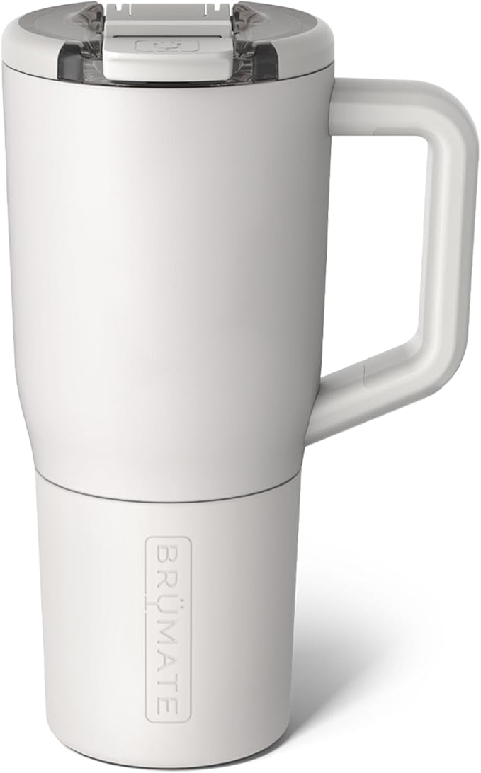 BrüMate Müv - 25oz 100% Leak Proof Insulated Coffee Mug with Handle & Lid - Stainless Steel Coffee Travel Mug - Double Walled Coffee Cup (Dune) - Bloomnest