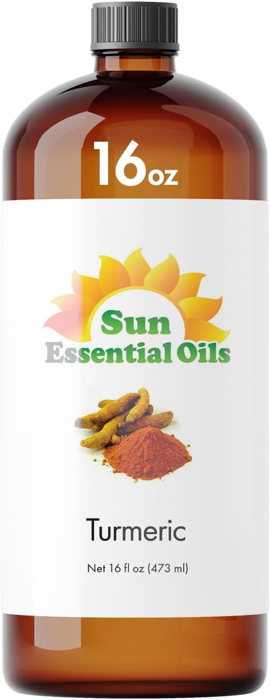 Sun Essential Oils Turmeric Essential Oil 16oz for Diffuser, Aromatherapy, Calming, and Soothing - Bloomnest