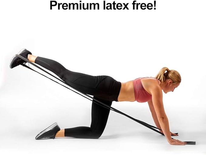 Resistance Band for Working Out - 8,16,24 Yard Resistance Bands Bulk Rolls - 10 Strengths in Light Medium and Heavy Exercise Bands - Latex Free Workout Bands Including iPhone App and e-Book - Bloomnest