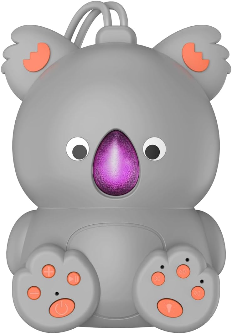 Baby Sound Machine & Bluetooth Speaker | White Noise Machine for Infants with Non-Looping Soothing Sounds, Portable Sleeping Music with Timer for Nursery, Travel & Home