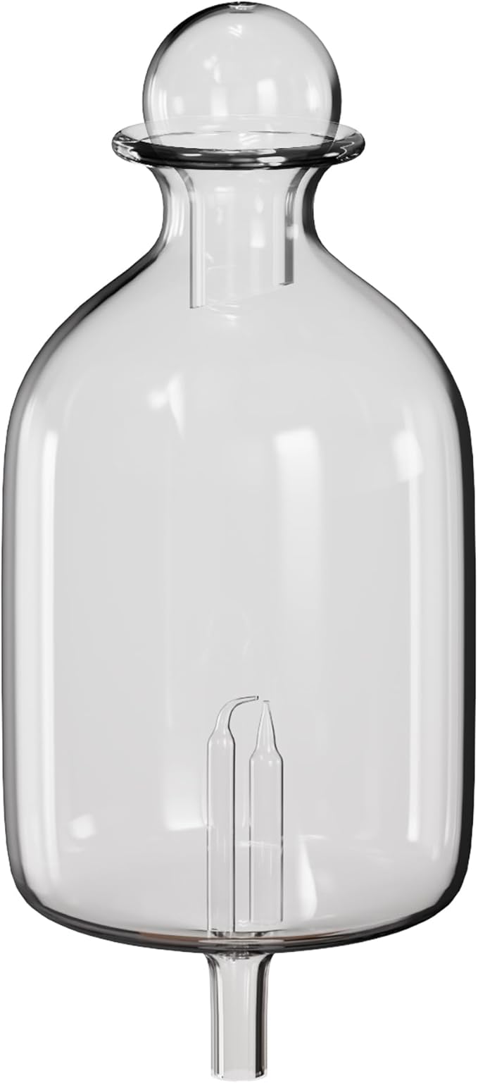 30ml Hand-Blown Glass Atomizing Chamber for Waterless Essential Oil Diffusers - High Transparency, Plastic-Free Nebulizing Vessel, DIY Replacement Accessory, Aria CHEZARTEMIS