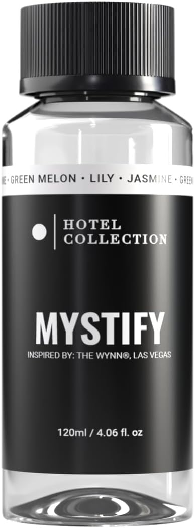 Hotel Collection Diffuser Oil - Mystify - Aromatherapy Essential Fragrance Oil - Jasmine, Green Melon, Lily - 120mL 4.1 Fl oz - Bloomnest