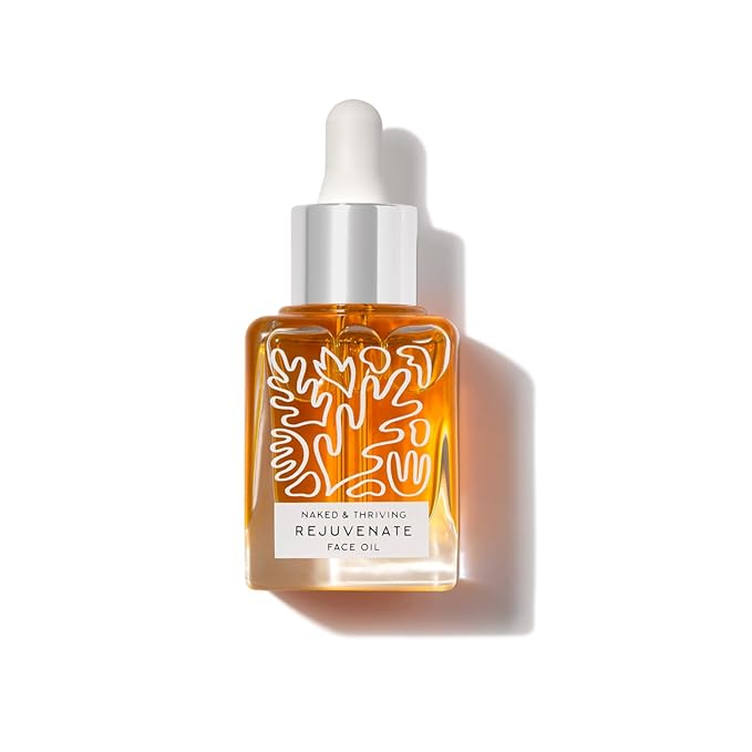 Naked & Thriving Rejuvenate Restorative Face Oil | Organic, Vegan, & Naturally-Derived Skin Care | Reduce the Look of Wrinkles and Moisturize Skin (1.18 oz/35 mL) - Bloomnest