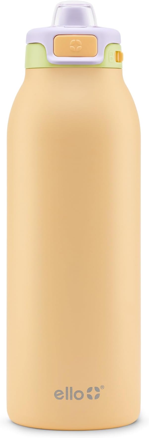 Ello Pop & Fill Insulated Stainless Steel Water Bottle with Quick Fill Lid, Leakproof Locking, Sip or Chug Spout, BPA-Free, Double Wall Vacuum Insulated for Sports, Travel & School- 22oz / 32oz / 40oz Ello