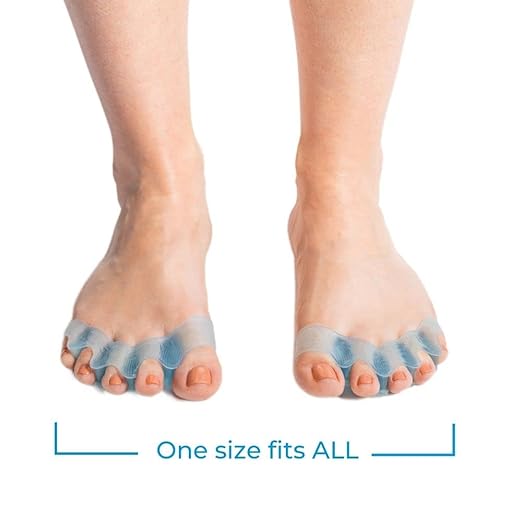 NABOSO Splay Gel Toe Stretcher, Separator - Blue (Version 1.0) - Bloomnest