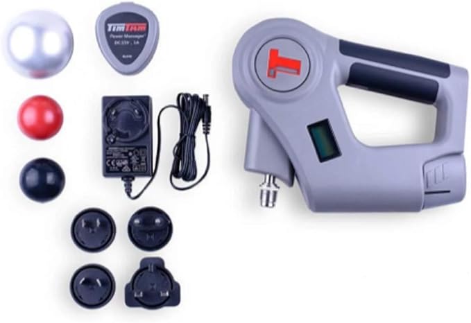 TimTam Handheld Percussion Deep Tissue Power Massager Pro for Full Body Muscle Recovery with 5 Programmed Settings and Travel Bag - Bloomnest