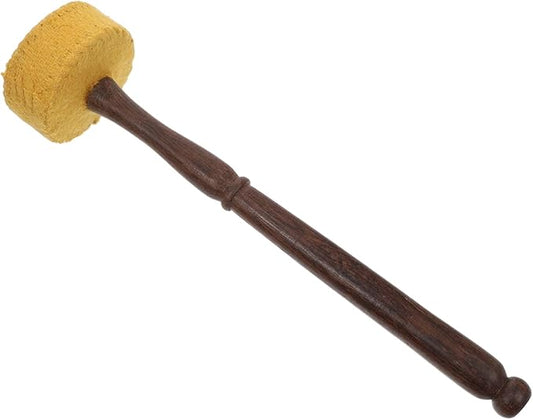 BESPORTBLE 1Pc Durable Singing Bowl Stick Mallet for Meditation and Sound Therapy Lightweight Yellow Bowl Mallet present for Buddha Music Lovers and Personal Collection - Bloomnest