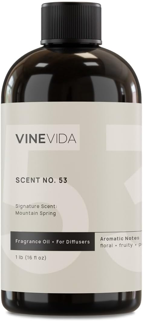 VINEVIDA [16 Fl Oz] Mountain Spring Fragrance Oil for Cold Air Diffusers, Essential Oils for Diffuser Oil Refill & Air Freshener Room Spray - Bloomnest