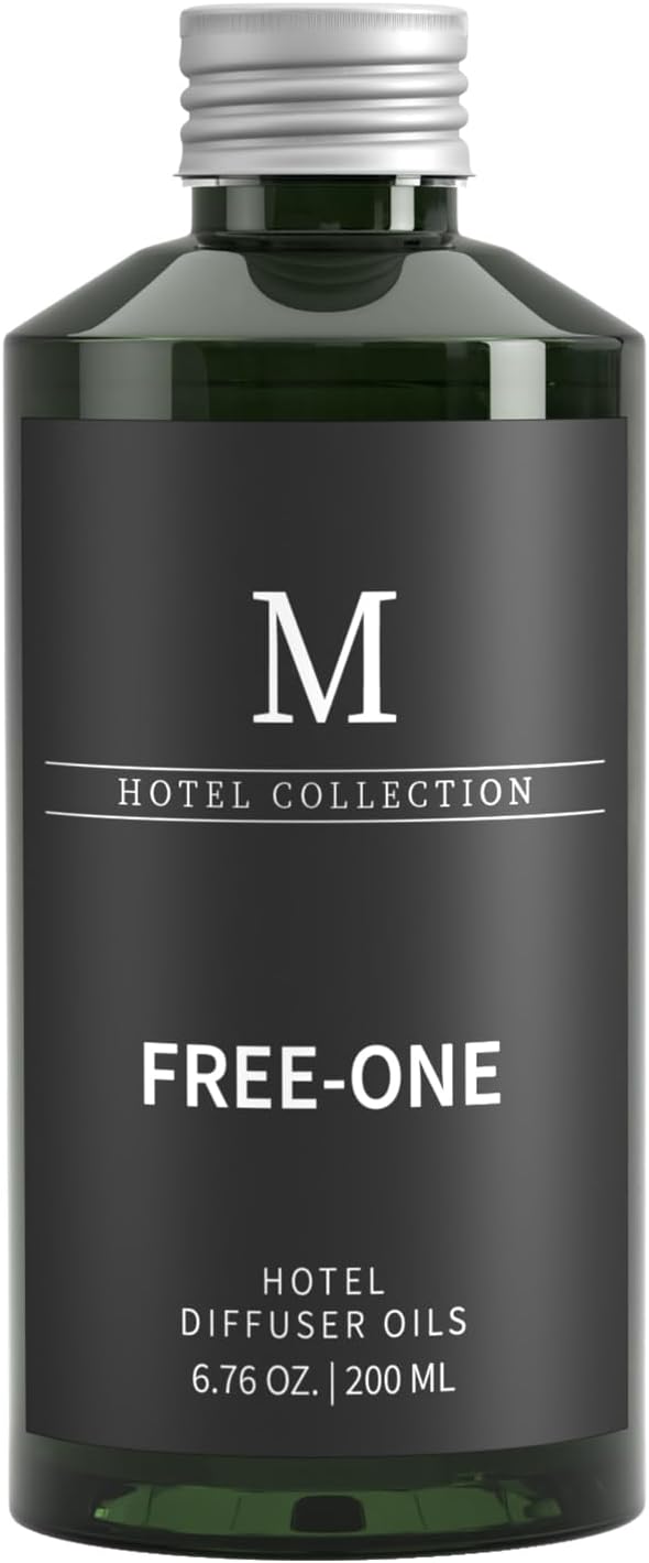Hotel Scents Free One 6.76 Fl Oz (200 ml), Home Luxury Aroma,Hotel Fragrance Diffuser Oil,Hotel Diffuser Oil for Aromatherapy, Bigger Bottle, Bolder Aroma, Longer Lasting - Bloomnest