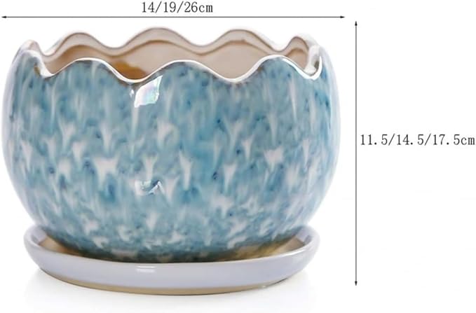 Succulent Pots White Ceramic Flowerpot Herb Plant Flower Pot Succulent Planter Plant Flower Pot - Bloomnest