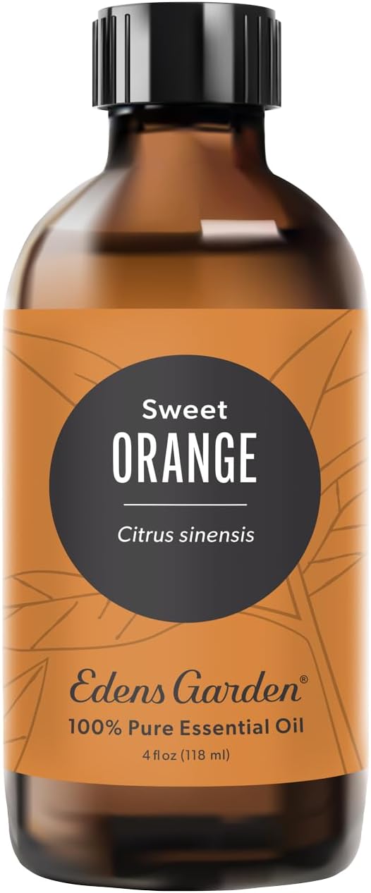 Edens Garden Orange-Sweet Essential Oil- 100% Pure Premium Grade, Undiluted, Natural, Therapeutic, Aromatherapy, The Best for Diffuser, Laundry, Humidifiers, Kid Safe 118 ml (4 fl oz) EdensGarden