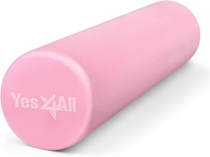 Yes4All EVA Firm Foam Roller for Back - Round Back Roller for Exercise, Yoga & Pilates 12/18/24/36 inch - Bloomnest