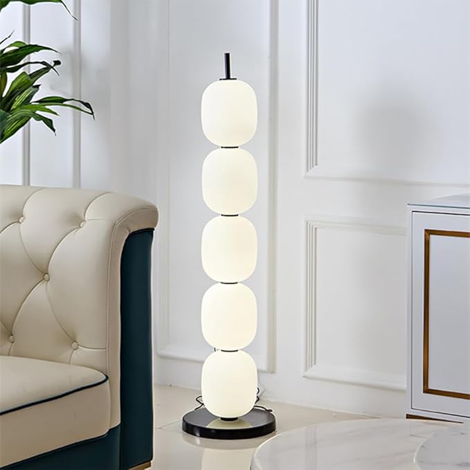 Nordic Floor Lamp LED Modern Fashion Creative Tomatoes on Sticks Standing Lights for Home Living Room Sofa Bedroom (C) - Bloomnest