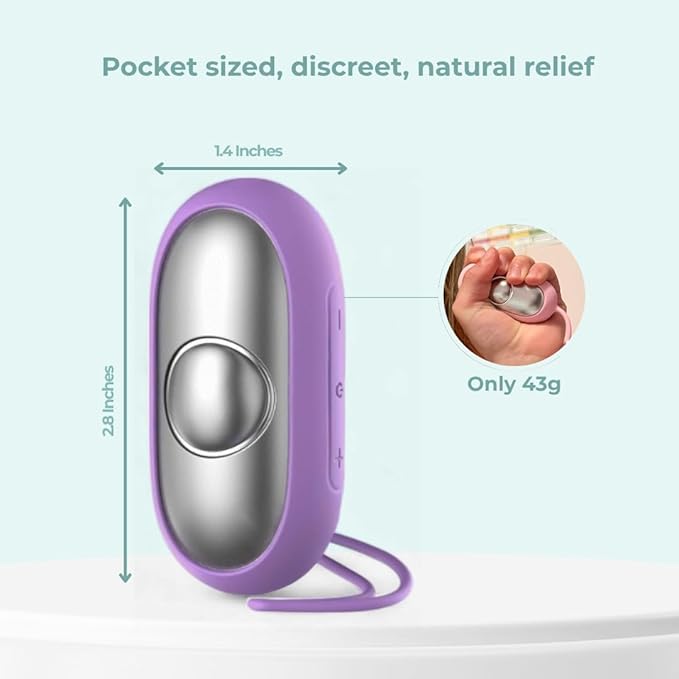 Glowco CalmCarry Sleep Aid Device – Handheld Microcurrent Relaxation Tool, Supports Calm, Focus & Gentle Relief, USB Rechargeable, Portable Wellness Device for Adults & Kids | Purple Calm Carry HomePage