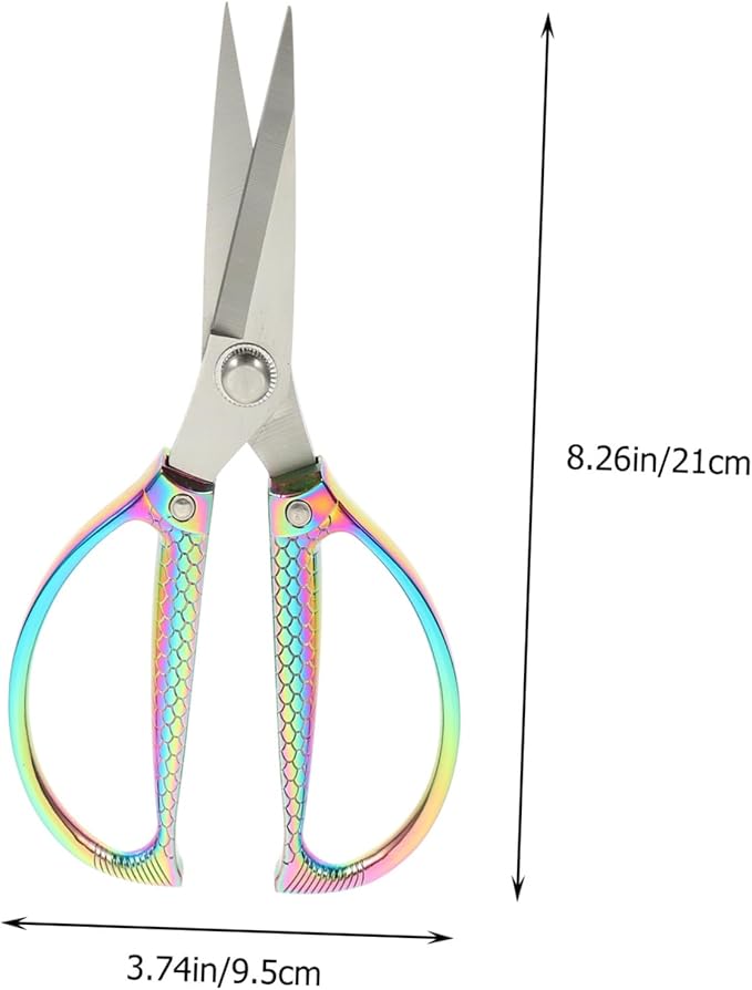 Heavy Duty Kitchen Shears with Zinc Alloy Handle Multi-purpose Food and Meat Cutting Scissors for Poultry Fish and Herbs Ergonomic Design Reduces Wrist Strain Easy to Clean and - Bloomnest