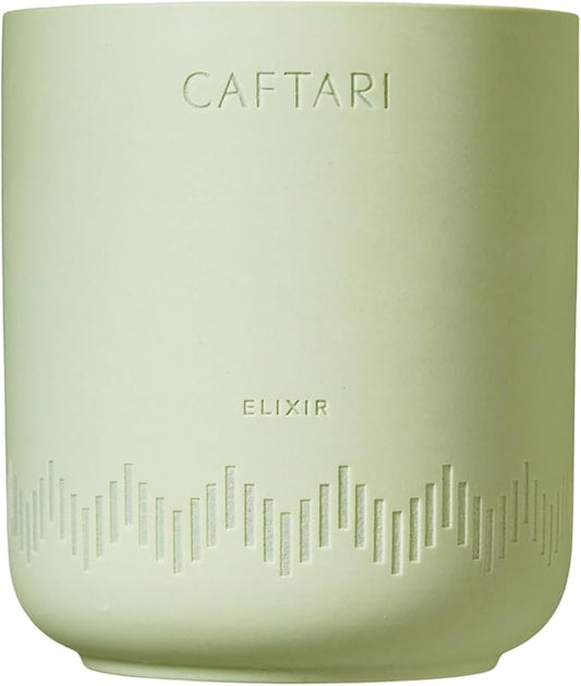 CAFTARI Luxury Aromatherapy Candle | Bergamot, Mandarin & Tea Accord Scented | 60 Hour Burn | Clean Coconut Soy Wax | Vegan, Gift-Ready Candle for Uplifted Mood, Energy & Home Spa Feel | Elixir - Bloomnest