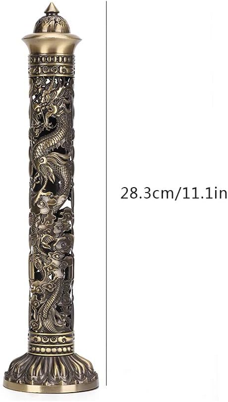 Incense Holder, 3.3x2.8in Dragon Incense Burner, Dragon Incenses Holder Suitable for Home Decoration or Tea Room Decoration - Bloomnest