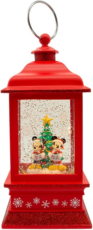 Disney Kurt Adler 9-Inch Battery-Operated Mickey and Minnie Spinning Musical Light-Up Lantern - Bloomnest
