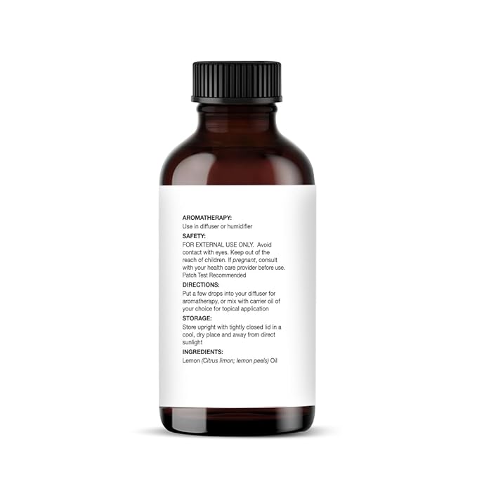 Majestic Pure Lemon Essential Oil with Glass Dropper - 1 Fl Oz - 100% Pure and Natural Lemon Oil - Premium Grade Essential Oils for Diffuser, Aromatherapy, Soap and Candle Making - Bloomnest