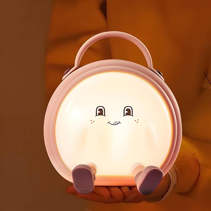 Night Light for Boys and Girls,Cute Room Decor Portable Night Lamp,Touch-Controlled Lighting,USB Rechargeable LED Bedroom Lighting Timer Bedside Table Lamps - Bloomnest