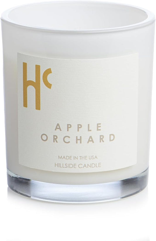 Long-Lasting Apple Orchard Fragrance - Single Wick Scented Candles - Up to 60 Hour Burn Time, Cruelty-Free Soy Candle Wax Blend - Apple Blossom & Sheer Musk Fragrance (9 oz) - Bloomnest