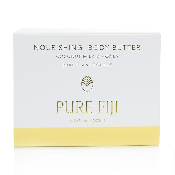 PURE FIJI Nourishing Body Butter, Coconut Milk & Honey (6.7oz/200ml)