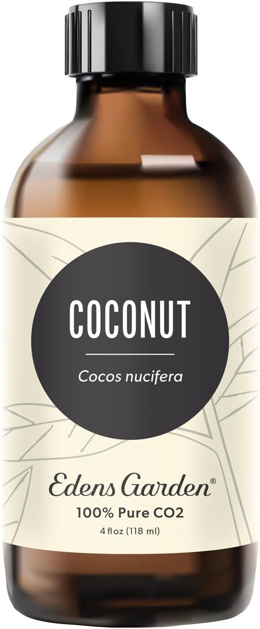 Edens Garden Coconut CO2 Essential Oil- 100% Pure Premium Grade, Undiluted, Natural, Therapeutic, Aromatherapy, The Best for Diffuser, Skin, Face, Hair 118 ml (4 fl oz) EdensGarden