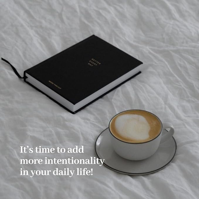 INSIDE THEN OUT Better Every Day Journal - Guided Daily Journal With 365 Pre-Dated Prompts for Self Love, Reflection, Growth, Gratitude, Discovery, Wellness, Healing, Self Help, and Mindfulness - Self Care Routine & Mental Health Gift for Women Men - Bloomnest
