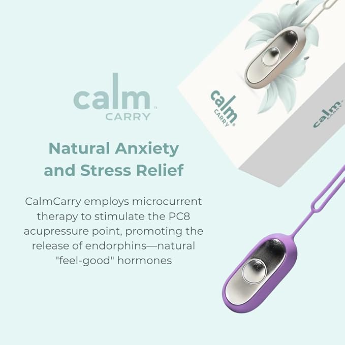 Glowco CalmCarry Sleep Aid Device – Handheld Microcurrent Relaxation Tool, Supports Calm, Focus & Gentle Relief, USB Rechargeable, Portable Wellness Device for Adults & Kids | Purple Calm Carry HomePage