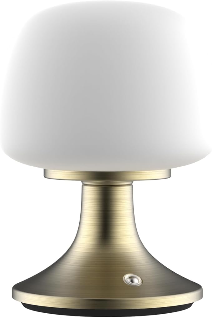 Newhouse Lighting Verona, Brass 2700K Dimmable Cordless USB-C Rechargeable Table Lamp NHTL-VE-BRS, Cordless Desk Lamp for Living Room, Bedroom, Coffee Table, and Other Cozy Home Decor - Bloomnest