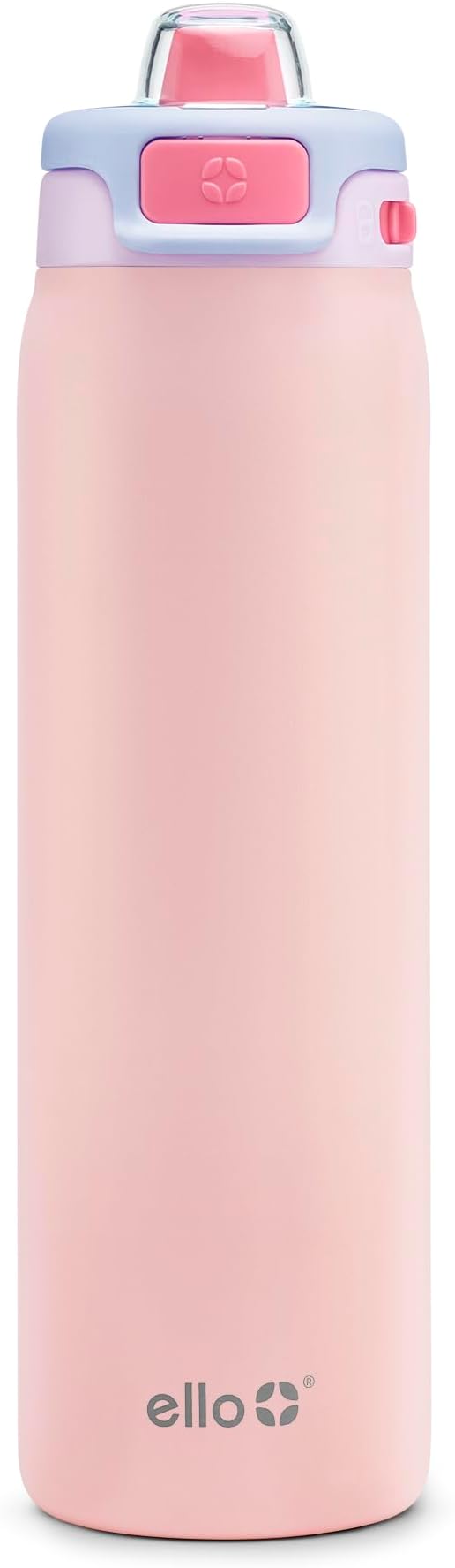 Ello Pop & Fill Insulated Stainless Steel Water Bottle with Quick Fill Lid, Leakproof Locking, Sip or Chug Spout, BPA-Free, Double Wall Vacuum Insulated for Sports, Travel & School- 22oz / 32oz / 40oz Ello