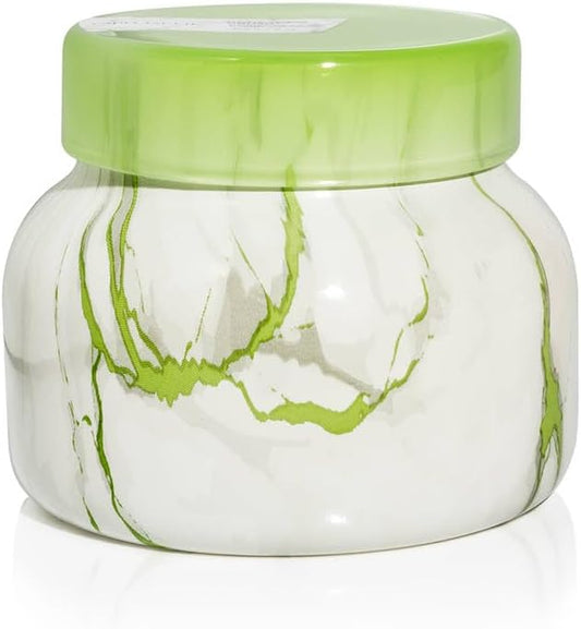 Capri Blue Modern Marble Jar Candles - Luxury Scented Candles for Home - Long Lasting Soy Wax Blend - Scented Home Decor Gifts - Honeydew Crush (8 oz) - Bloomnest